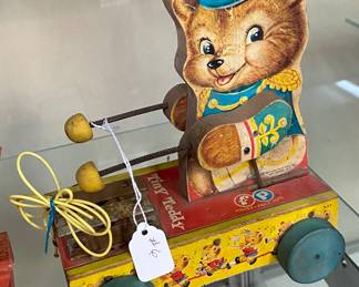 Fisher Price Tiny Teddy Pull Toy