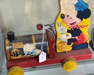 Mickey Mouse Fisher Price Choo Choo Pull Toy