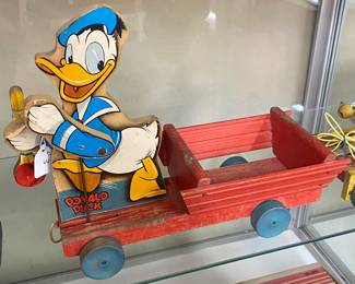 Fisher Price Donald Duck Pull Cart