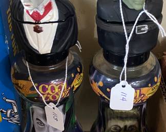 Frankenstein and Dracula Drink Bottles