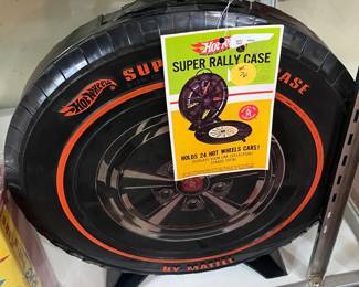Mint Hot Wheels Super Rally Case with Hanging Tag