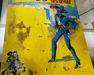 Vintage Cisco Kid Header Card for Cap Gun