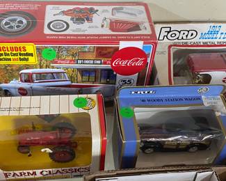 AMT Coca Cola Model Truck and Ertl Diecast