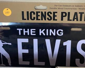 Elvis License Plate