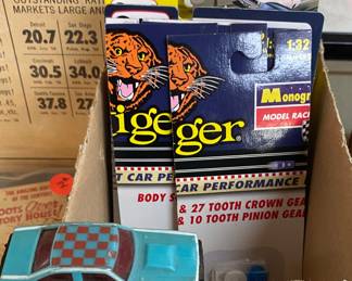 Slot Car and Carded Parts