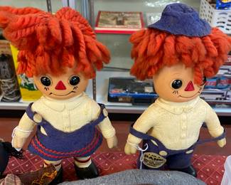 Vintage Raggedy Ann and Andy Toy Banks