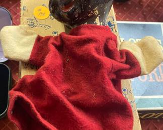 Old Black Americana Hand Puppet 