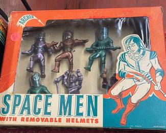 Vintage Archer Space Men Set in Box
