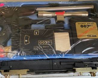 James Bond Attache Case with All Accessories and Complete Pistol (No Lid)