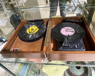 Thorens Music Box with Records