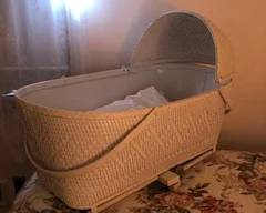 Wicker bassinete