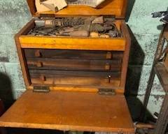 old tool chest