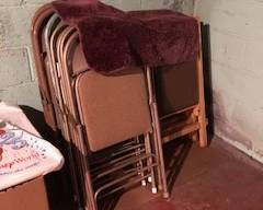 Metal folding chairs