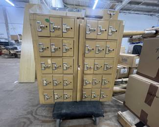 Vintage Library card holder