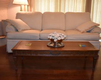 There are 2 matching sofas