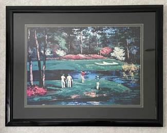Framed Mark King Golf Art Print
