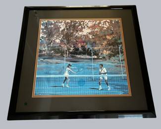 Framed Tennis Art Print
