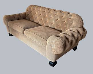 Upholstered Rolled Arm Sofa
