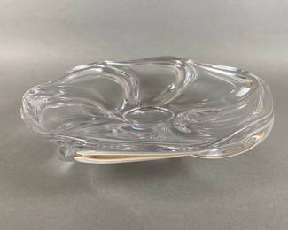Art Vannes France Crystal Centerpiece Bowl
