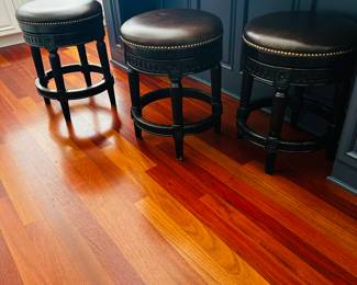 PRICE: $300 FIRM THREE FRONTGATE SWIVEL COUNTER STOOLS