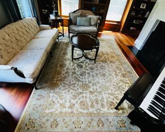 $120
FAUX SILK AREA RUG
7’10” x 11’2”