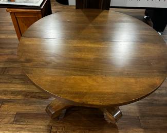 50% OFF ORIGINAL PRICE: $200
ANTIQUE ROUND TABLE ON CASTERS
FROM ENGLAND
45”DIA x 30”H