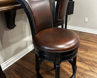 PRICE: $500 SET
FURNITURE ORIGINS ROUND SEAT SWIVEL BAR STOOLS ( SET OF 3)
20”DIA x 45”H