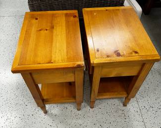 $100 PAIR -EDDIE BAUER NIGHTSTANDS