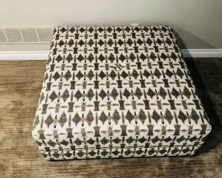 PRICE: $750 FIRM WAS: $1,100
STICKLEY FURNITURE LARGE SQUARE COCKTAIL OTTOMAN ( LIKE NEW CONDITION-RETAIL $3,500)
43”L x 43”W x 18”H