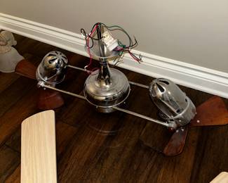 PRICE: $360
MATTHEWS FAN COMPANY DAGNY CEILING FAN (AVIATION LIGHT FIXTURE)