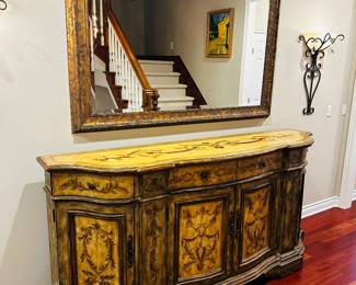50% OFF ORIGINAL PRICE: $500
SEVEN SEAS BY HOOKER FURNITURE LARGE PAINTED CABINET / SIDEBOARD
86”L x 22”D x 41”H