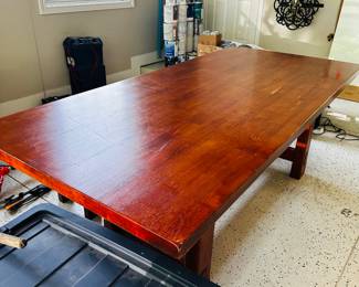 50% OFF ORIGINAL PRICE: $200
SOLID WOOD FARMHOUSE TABLE AND BENCH
TABLE 84”L x 39.25”W x 30”H
BENCH 72”L x 14”W x 18”H