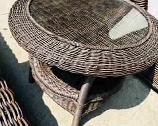 PRICE $150 EACH FIRM
RH RESTORATION HARDWARE ROUND TABLE-3 AVAILABLE
24”DIA x 18”H