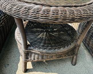 PRICE $150 EACH FIRM
RH RESTORATION HARDWARE ROUND TABLE-3 AVAILABLE
24”DIA x 18”H