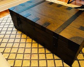 PRICE: $860
RESTORATION HARDWARE TRUNK COFFEE TABLE
53”L x 29”W x 18”H