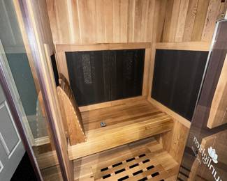 PRICE: $4,200
SUNLIGHTEN MPULSE INFRARED SAUNA (2023)
51.5”W x 47”D x 78.5”H
