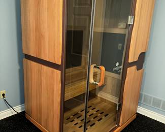 PRICE: $4,200
SUNLIGHTEN MPULSE INFRARED SAUNA (2023)
51.5”W x 47”D x 78.5”H