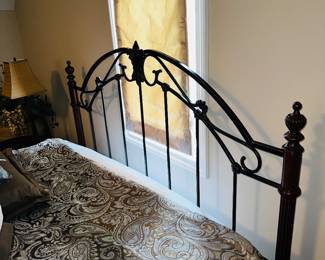 PRICE: $350
QUEEN-SIZE METAL AND WOOD BED-FRAME AND MATTRESS
64”W x 86”L x 53”H