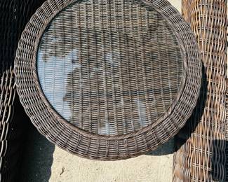 PRICE $150 EACH FIRM
RH RESTORATION HARDWARE ROUND TABLE-3 AVAILABLE
24”DIA x 18”H