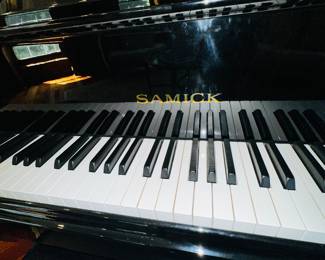 PRICE: $1,400
SAMICK BABY GRAND PLAYER PIANO
SG-150CP
57”W x 60”L x 40”H