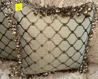 $80 PAIR CUSTOM MADE PILLOWS
