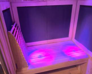 PRICE: $4,200
SUNLIGHTEN MPULSE INFRARED SAUNA (2023)
51.5”W x 47”D x 78.5”H