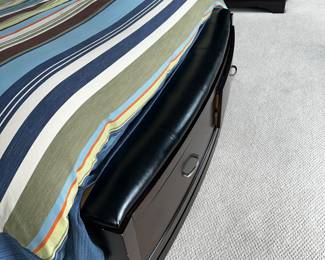 PRICE: $500
MODERN DARK BROWN QUEEN SIZE BEDROOM SET
DARK BROWN TALL CHEST OF DRAWERS
46”W x 20.5”D x 52”H
QUEEN SIZE BED WITH DRAWERS
64”W x 90” L x 50.5”H
2 NIGHTSTANDS
30”W x 18”D x 29.5”H