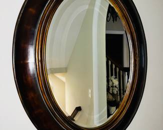 50% OFF ORIGINAL PRICE: $180
WOOD FRAME OVAL MIRROR
27”W x 36”H