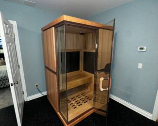 PRICE: $4,200
SUNLIGHTEN MPULSE INFRARED SAUNA (2023)
51.5”W x 47”D x 78.5”H