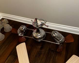 PRICE: $360
MATTHEWS FAN COMPANY DAGNY CEILING FAN WITH LIGHT (AVIATION LIGHT FIXTURE)