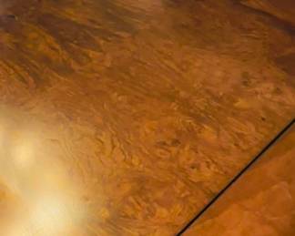 PRICE:$1,500
REGENCY STYLE GRAND DINING ROOM TABLE WITH 10 CHAIRS
74”L x 74”W x 30”H
2 BREAD BOARD LEAVES
30”W x 74”L