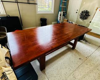 50% OFF ORIGINAL PRICE: $200
SOLID WOOD FARMHOUSE TABLE AND BENCH
TABLE 84”L x 39.25”W x 30”H
BENCH 72”L x 14”W x 18”H