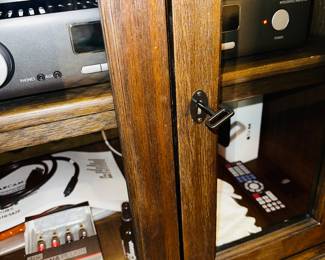 50% OFF ORIGINAL PRICE: $900
RESTORATION HARDWARE MEDIA CENTER WITH GLASS DOORS
54”W x 18”D x 32”H