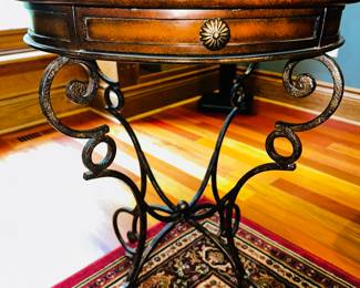 PRICE: $180
WOODEN WORLD MAP ROUND SIDE TABLE
21”DIA x 26”H